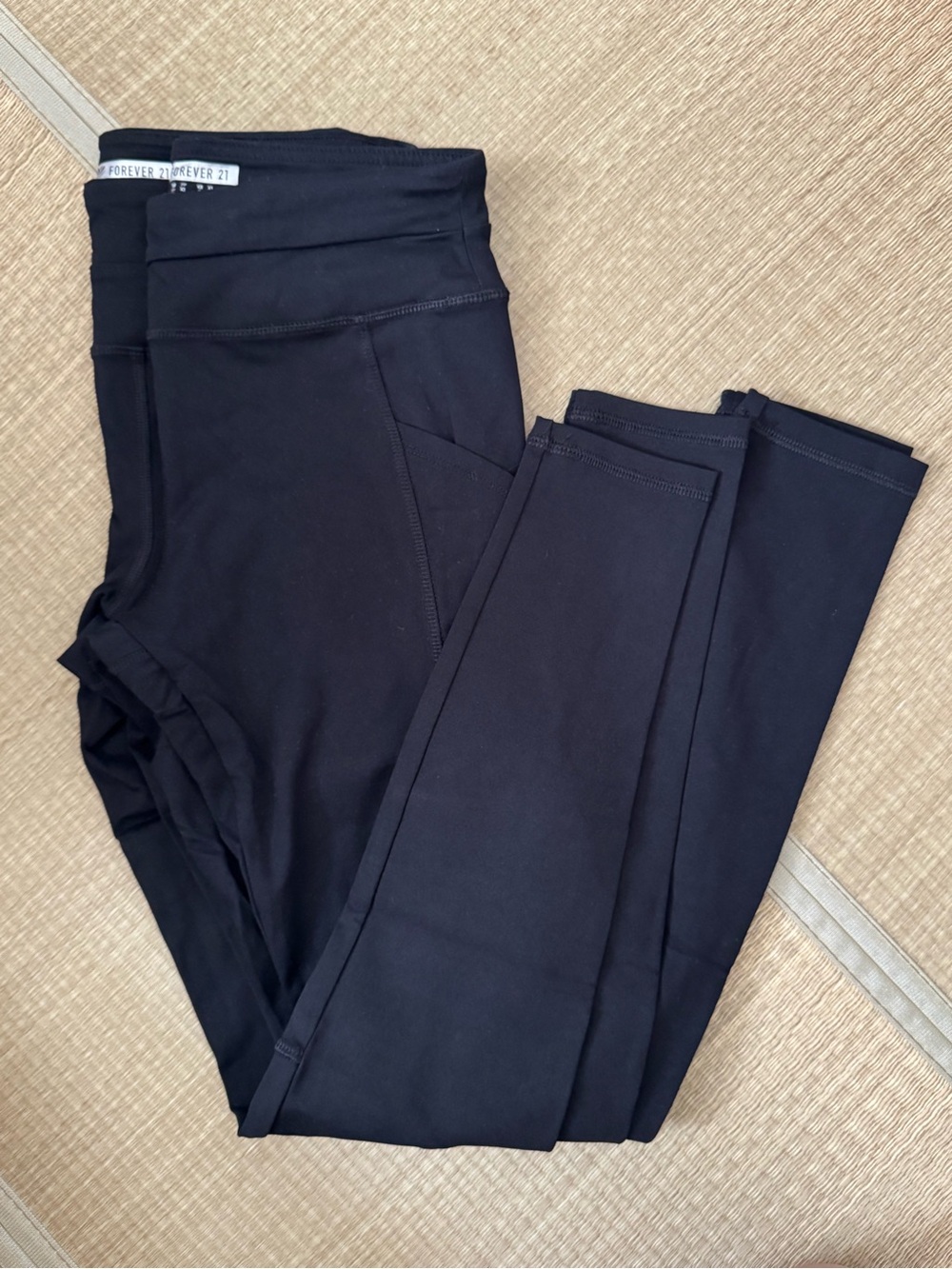 Forever 21 Black High-Rise Leggings